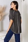 Zenana Full Size Round Neck Raglan Sleeve T-Shirt Women's T-Shirts - Tophatter Daily Deals