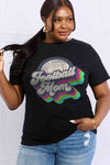 Simply Love Full Size FOOTBALL MOM Graphic Cotton Tee Women's T-Shirts - Tophatter Daily Deals