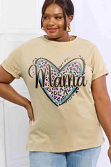 Simply Love Full Size MAMA Graphic Cotton Tee Women's T-Shirts - Tophatter Daily Deals
