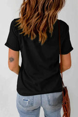 BE KIND Graphic Short Sleeve Tee Women's T-Shirts - Tophatter Daily Deals