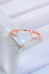 Heart-Shaped Natural Moonstone Ring - Tophatter Shopping Deals