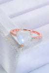 Heart-Shaped Natural Moonstone Ring Moonstone - Tophatter Daily Deals