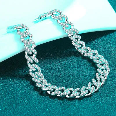 4.63 Carat Moissanite 925 Sterling Silver Bracelet - Shop Tophatter Deals, Electronics, Fashion, Jewelry, Health, Beauty, Home Decor, Free Shipping