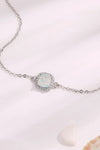 Opal Platinum-Plated Bracelet - Tophatter Shopping Deals - Electronics, Jewelry, Auction, App, Bidding, Gadgets, Fashion