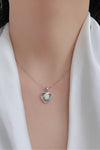 Opal Heart Pendant Necklace - Tophatter Shopping Deals - Electronics, Jewelry, Auction, App, Bidding, Gadgets, Fashion