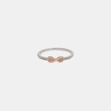 Zircon 925 Sterling Silver Ring Blush Pink Rings - Tophatter Daily Deals