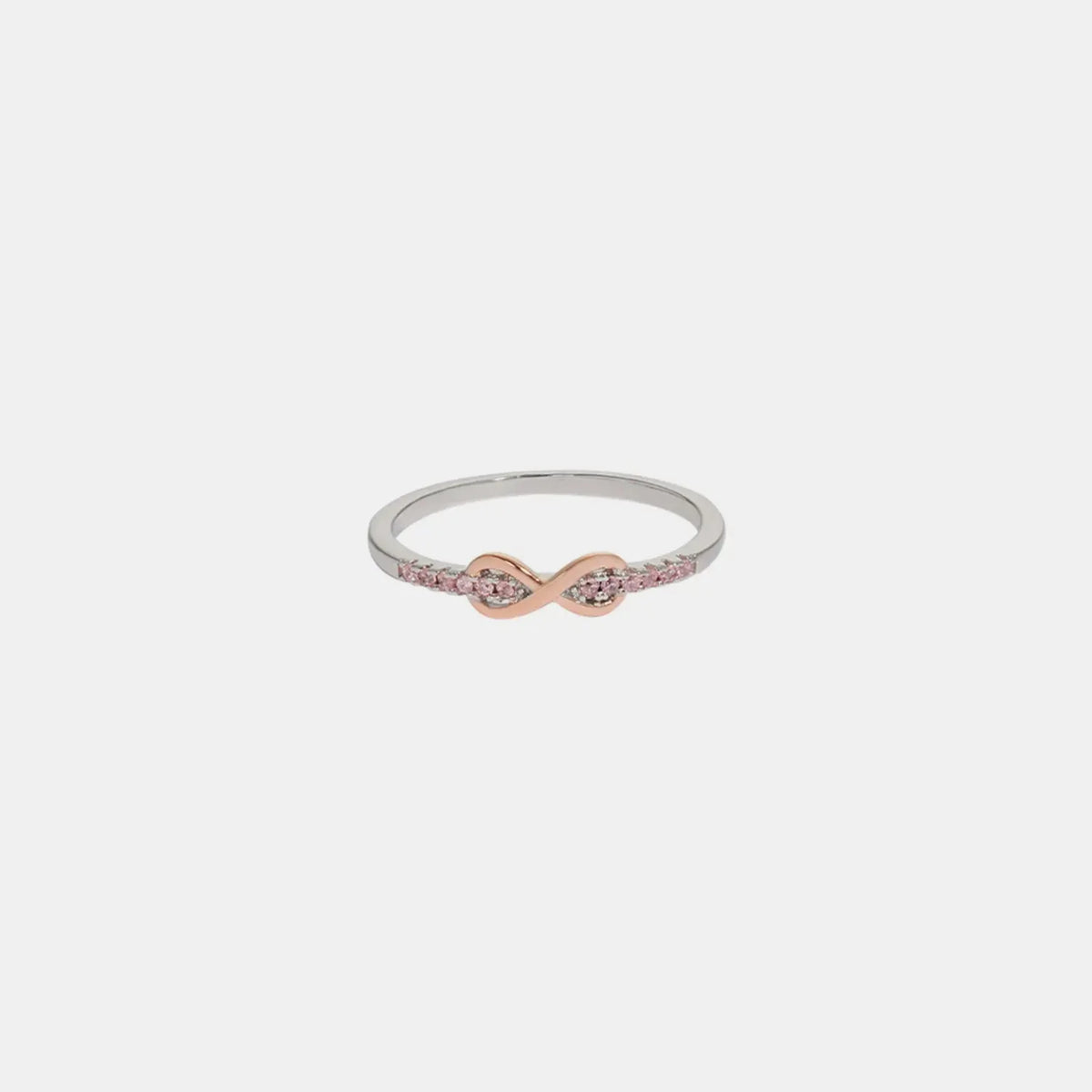 Zircon 925 Sterling Silver Ring Blush Pink Rings - Tophatter Daily Deals