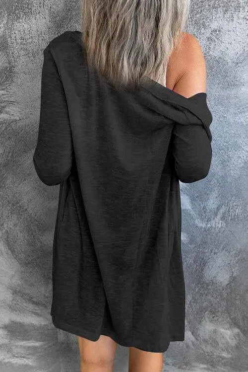 Sequin Santa Button Up Long Sleeve Cardigan Blouses - Tophatter Daily Deals