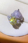 2 Carat Yellow Moissanite Animal Bypass Ring Moissanite - Tophatter Daily Deals