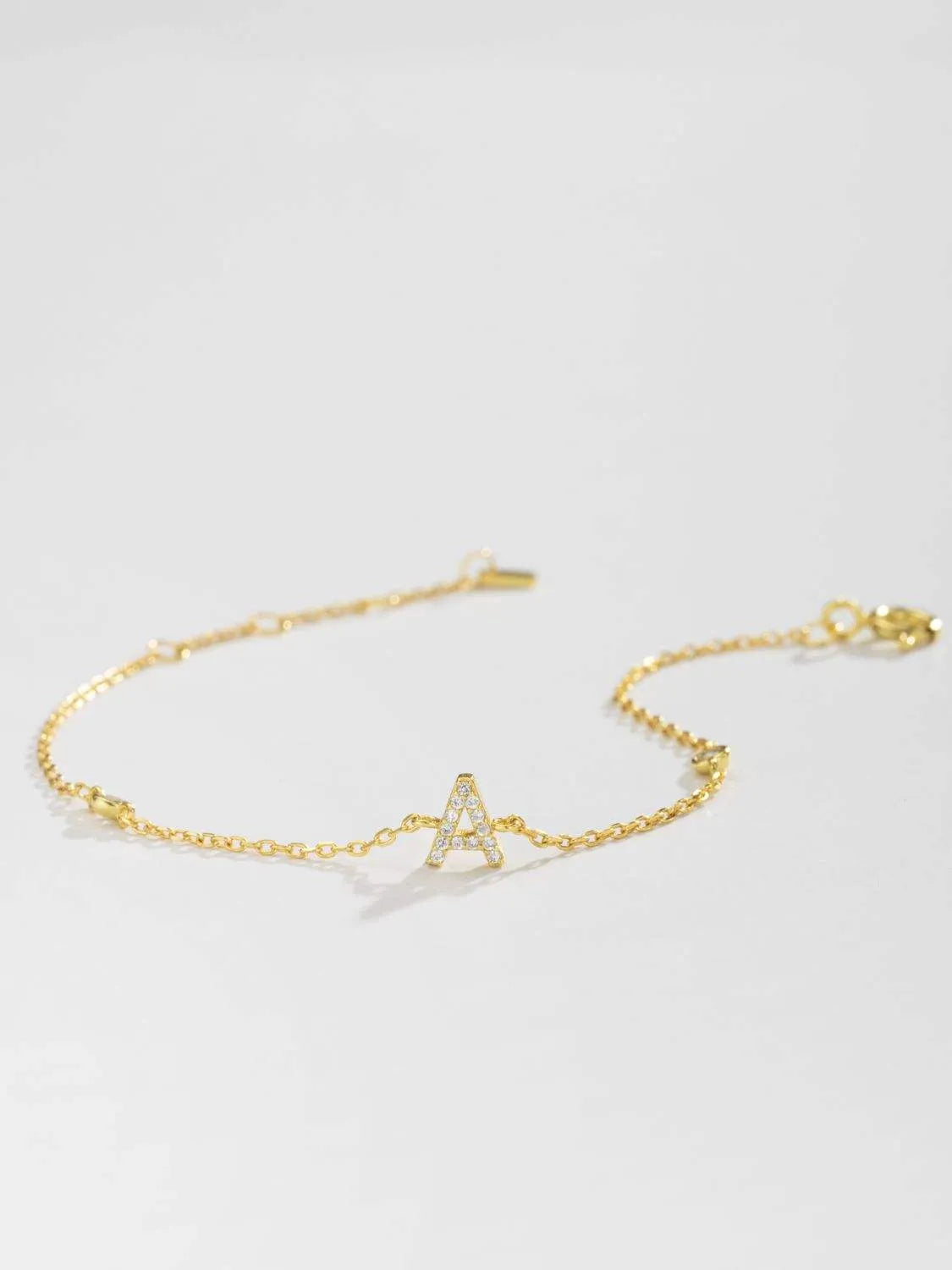 A To F Zircon 925 Sterling Silver Bracelet Bracelets - Tophatter Daily Deals