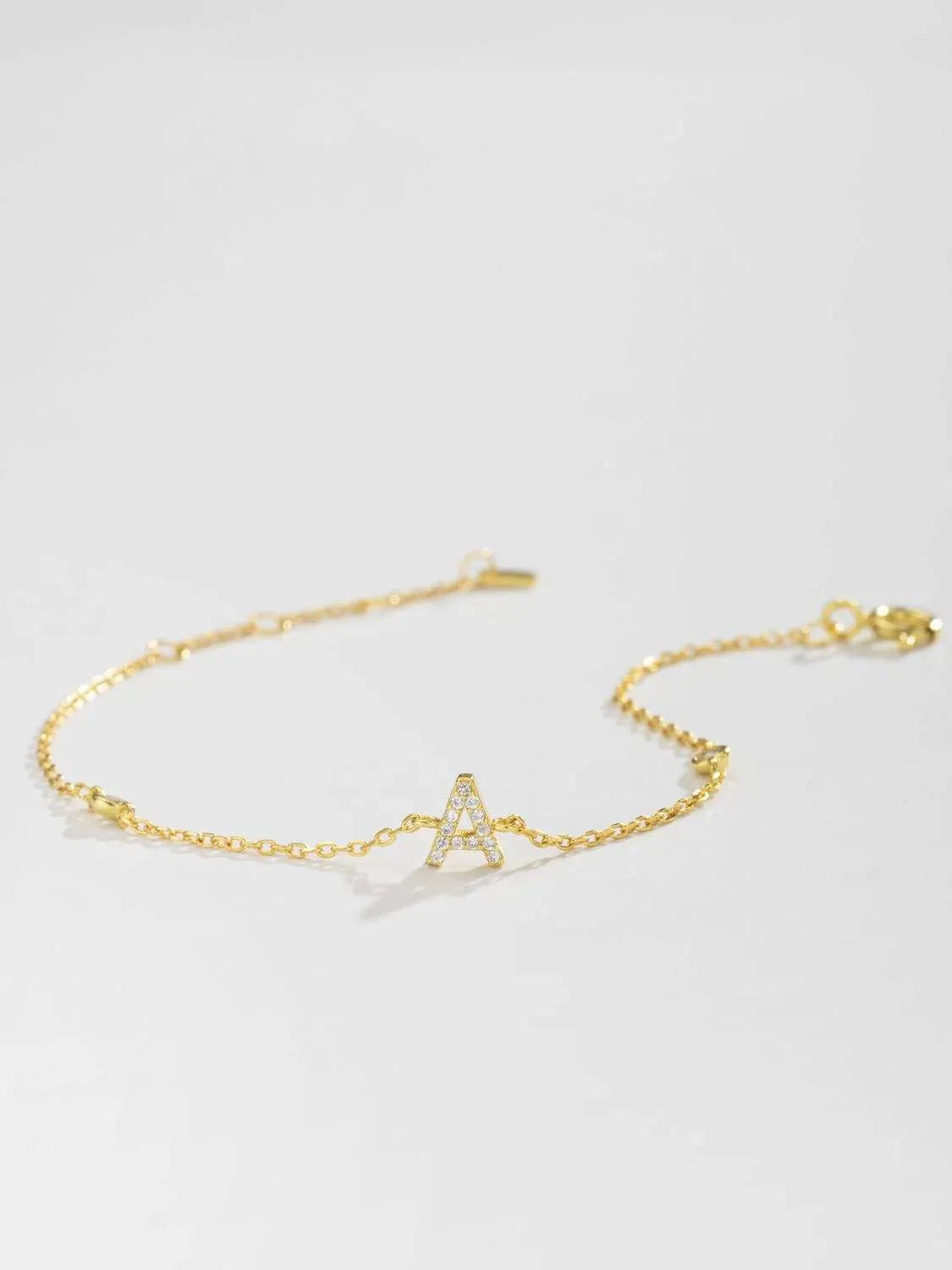 A To F Zircon 925 Sterling Silver Bracelet Bracelets - Tophatter Daily Deals
