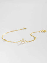 A To F Zircon 925 Sterling Silver Bracelet Bracelets - Tophatter Daily Deals