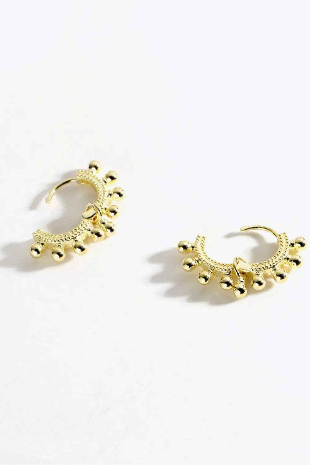 925 Sterling Silver Huggie Earrings Earrings - Tophatter Daily Deals