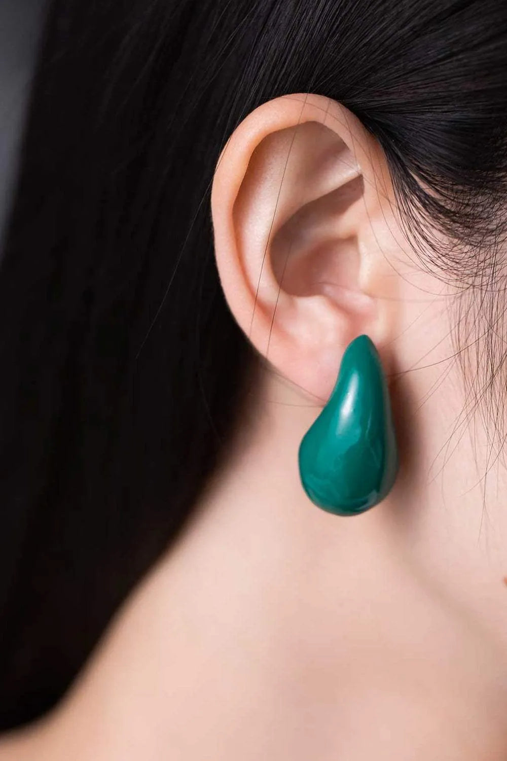 Big Size Water Drop Brass Earrings Earrings - Tophatter Daily Deals