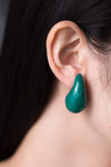 Big Size Water Drop Brass Earrings Earrings - Tophatter Daily Deals