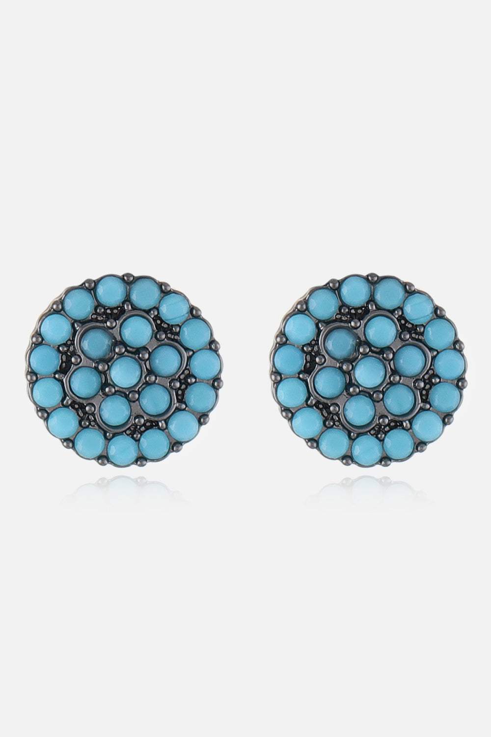 Turquoise Stud Earrings Style G One Size Earrings - Tophatter Daily Deals