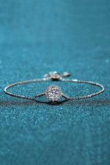 1 Carat Moissanite Chain Bracelet Moissanite - Tophatter Daily Deals