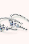 Moissanite 925 Sterling Silver Earrings Moissanite - Tophatter Daily Deals