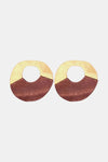 Zinc Alloy Dangle Earrings Caramel One Size Earrings - Tophatter Daily Deals