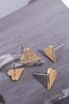 Zircon Decor Heart C-Hoop Drop Earrings Earrings - Tophatter Daily Deals