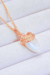 18K Gold-Plated Moonstone Pendant Necklace Moonstone - Tophatter Daily Deals