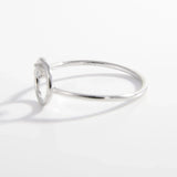 Zircon Circle 925 Sterling Silver Ring Rings - Tophatter Daily Deals