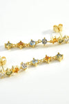Zircon 925 Sterling Silver Drop Earrings Earrings - Tophatter Daily Deals
