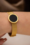 18K Gold-Plated Copper Wide Bracelet Bracelets - Tophatter Daily Deals