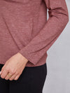 Round Neck Long Sleeve T-shirt Women's T-Shirts - Tophatter Daily Deals