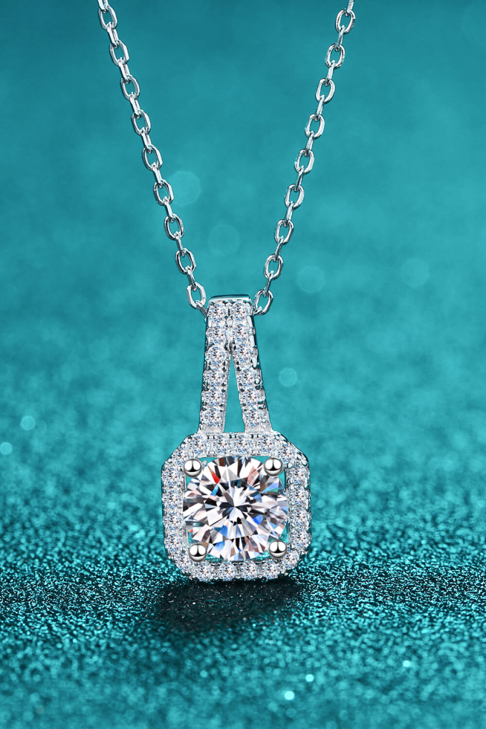 Look Amazing 2 Carat Moissanite Pendant Necklace - Tophatter Shopping Deals