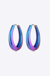 Multicolored Huggie Earrings Earrings - Tophatter Daily Deals