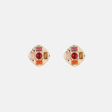 Heart & Geometric Alloy Earrings Style E One Size Earrings - Tophatter Daily Deals