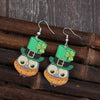 Owl Acrylic Dangle Earrings Mid Green One Size Earrings - Tophatter Daily Deals