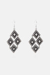 Stainless Steel Geometric Dangle Earrings Earrings - Tophatter Daily Deals