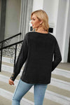 V-Neck Long Sleeve T-Shirt Women's T-Shirts - Tophatter Daily Deals