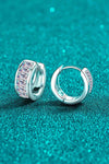 1.8 Carat Moissanite 925 Sterling Silver Huggie Earrings Moissanite - Tophatter Daily Deals