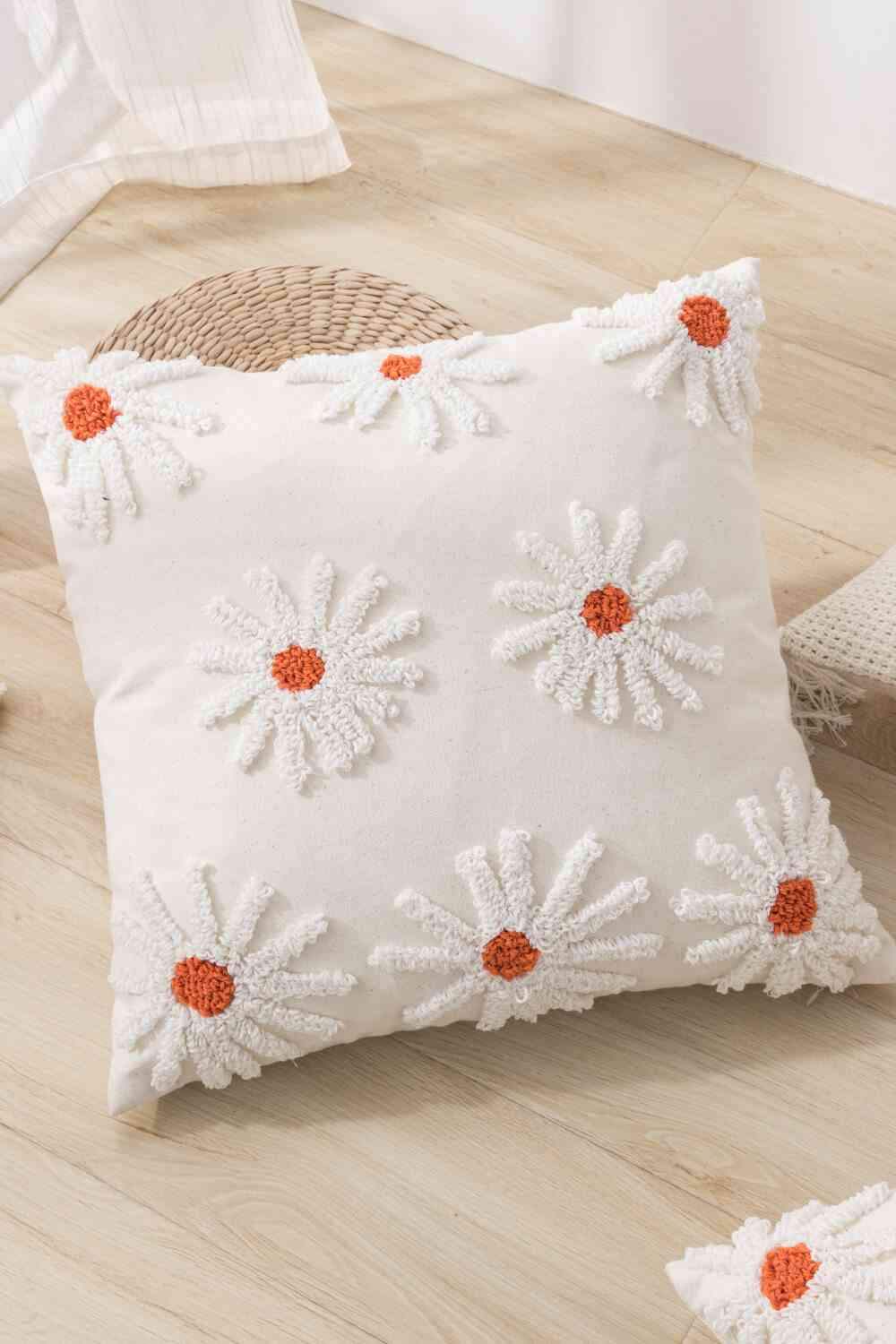 Textured Decorative Throw Pillow Case Decorative Pillowcases - Tophatter Daily Deals