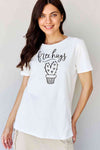 Simply Love Full Size Round Neck Graphic T-Shirt Women's T-Shirts - Tophatter Daily Deals