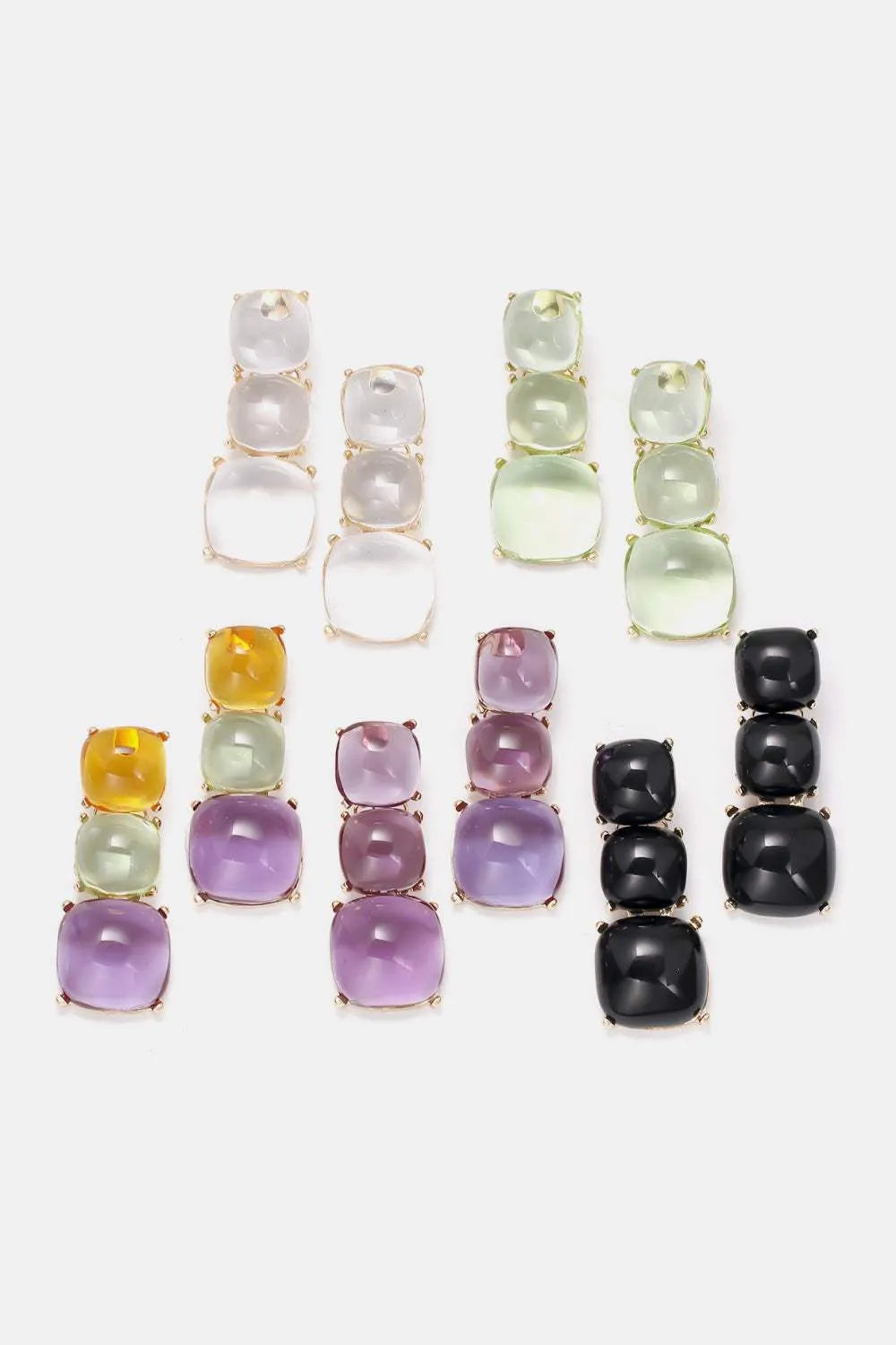 Resin Dangle Earrings Earrings - Tophatter Daily Deals