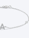 A To F Zircon 925 Sterling Silver Bracelet Bracelets - Tophatter Daily Deals