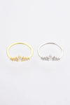Zircon 925 Sterling Silver Ring Rings - Tophatter Daily Deals