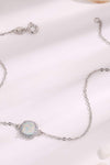 Opal Platinum-Plated Bracelet Opal - Tophatter Daily Deals