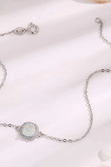 Opal Platinum-Plated Bracelet Opal - Tophatter Daily Deals