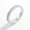 925 Sterling Silver Zircon Ring Rings - Tophatter Daily Deals