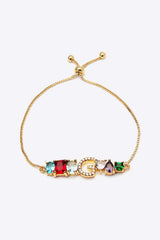 A to J Zircon Bracelet Bracelets - Tophatter Daily Deals