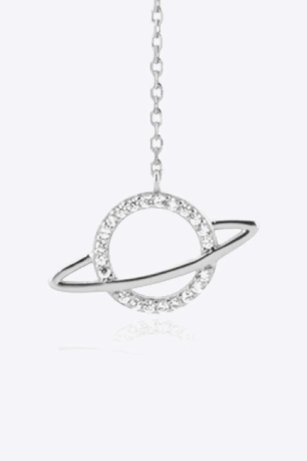 925 Sterling Silver Zircon Planet Single Earring Earrings - Tophatter Daily Deals