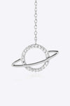 925 Sterling Silver Zircon Planet Single Earring Earrings - Tophatter Daily Deals