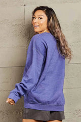 Sweet Claire "Support Your Local Cowgirl" Oversized Crewneck Sweatshirt - Tophatter Daily Deals
