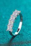 Romantic Surprise 2 Carat Moissanite Rhodium-Plated Ring Silver Moissanite - Tophatter Daily Deals