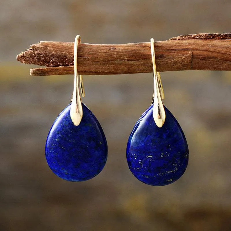 Crystal Dangle Earrings Navy One Size Earrings - Tophatter Daily Deals